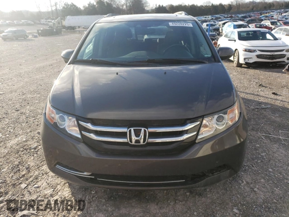 2016 Honda Odyssey EX-L with VIN 5FNRL5H66GB165356, listed as a Copart auction lot 49228225 with 124,982 mi miles and Salvage Title. Bid and sale history available at carsss.com. Image 5.