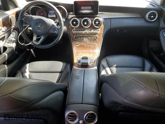2016 Mercedes-Benz C 300 with VIN 55SWF4JB8GU163795, listed as a Copart auction lot 52380665 with 89,864 mi miles and Salvage Title. Bid and sale history available at carsss.com. Image 8.