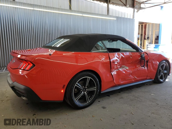 2024 Ford Mustang EcoBoost with VIN 1FAGP8UHXR5114960, listed as a Copart auction lot 53052165 with 38,324 mi miles and Clean Title. Bid and sale history available at carsss.com. Image 3.