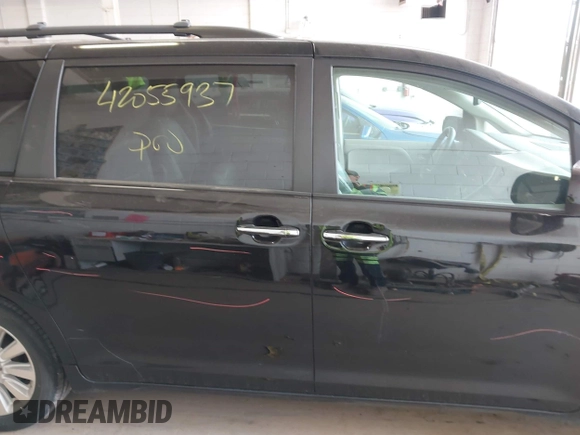 2015 Toyota Sienna Limited with VIN 5TDDK3DC9FS104493, listed as a IAAI auction lot 42055937 with 126,728 mi miles and . Bid and sale history available at DreamBid. Image 13.