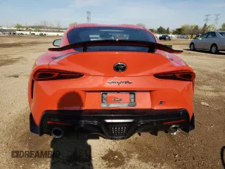 2024 Toyota Supra 3.0 with VIN WZ1DB0G07RW062721, listed as a Copart auction lot 54124865 with 2,445 mi miles and Salvage title. Bid and sale history available at DreamBid. Image 6.