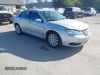 2012 Chrysler 200 LX with VIN 1C3CCBAB4CN320756, listed as a IAAI auction lot 42149497 with 137,037 mi miles. Bid and sale history available at carsss.com. Image 1.