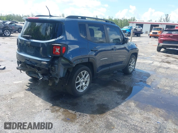 2020 Jeep Renegade Latitude with VIN ZACNJABB6LPL85468, listed as a IAAI auction lot 42515585 with 129,240 mi miles and . Bid and sale history available at DreamBid. Image 4.