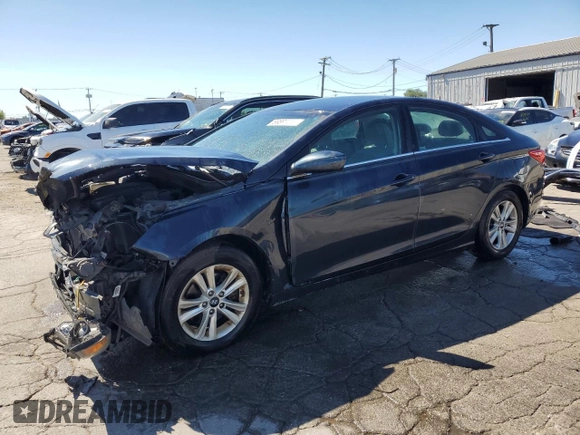 2013 Hyundai Sonata GLS with VIN 5NPEB4AC6DH617735, listed as a Copart auction lot 69898814 with 82,387 mi miles and Salvage Title. Bid and sale history available at carsss.com. Image 1.