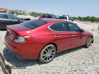 2019 Genesis G70 Advanced z VIN KMTG34LE0KU024820, wystawiony jako Copart lot #58488615 z przebiegiem 81 576 mil mil oraz Szkoda całkowita • Salvage title. Historia ofert i sprzedaży dostępna na DreamBid. Obrazek 3.
