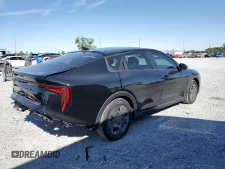 2025 Kia K4 LXS with VIN 3KPFT4DE2SE040332, listed as a Copart auction lot 49078615 with 8,977 mi miles and Salvage Title. Bid and sale history available at carsss.com. Image 3.
