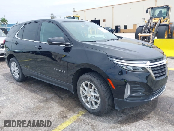 2023 Chevrolet Equinox LT with VIN 3GNAXUEG5PL268771, listed as a IAAI auction lot 42255946 with 43,253 mi miles and . Bid and sale history available at DreamBid. Image 1.