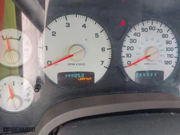 2002 Dodge Ram 1500 with VIN 3D7HA18N12G149575, listed as a IAAI auction lot 42082975 with 144,053 mi miles. Bid and sale history available at carsss.com. Image 7.