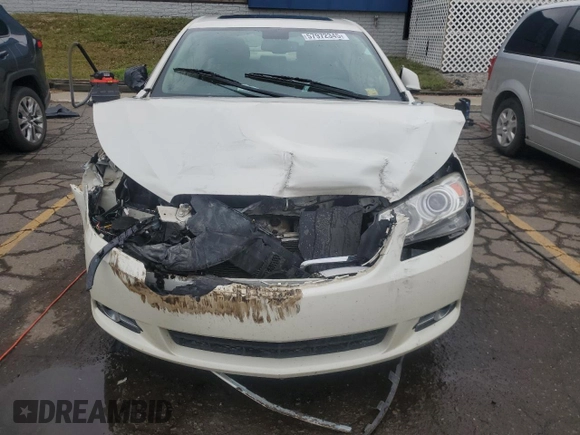 2011 Buick LaCrosse CXL with VIN 1G4GC5GD1BF205818, listed as a Copart auction lot 57972345 with 130,429 mi miles and Clean title. Bid and sale history available at DreamBid. Image 5.