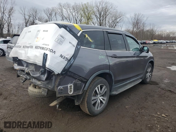2018 Honda Pilot EX-L with VIN 5FNYF6H59JB008024, listed as a Copart auction lot 51044375 with Not Provided miles and Salvage Title. Bid and sale history available at carsss.com. Image 3.