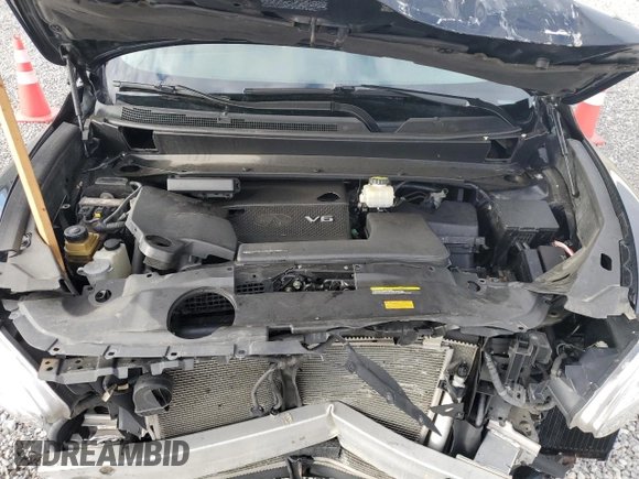 2015 Infiniti QX60 with VIN 5N1AL0MM9FC533833, listed as a Copart auction lot 56818725 with 160,761 mi miles and Salvage title. Bid and sale history available at DreamBid. Image 12.