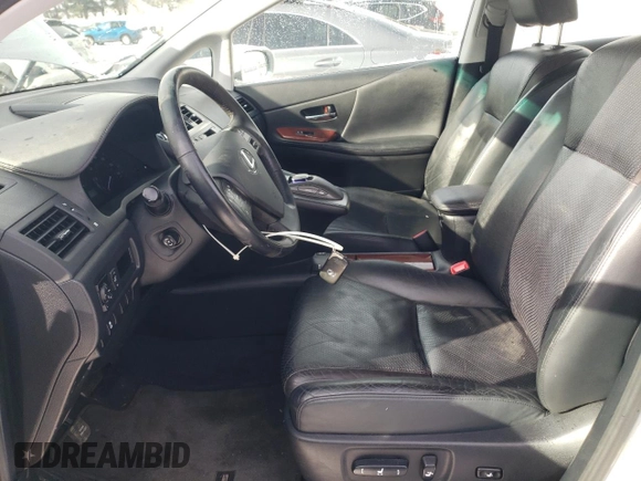2010 Lexus HS 250h with VIN JTHBB1BAXA2009095, listed as a Copart auction lot 87185274 with 105,470 mi miles and Salvage Title. Bid and sale history available at DreamBid. Image 7.