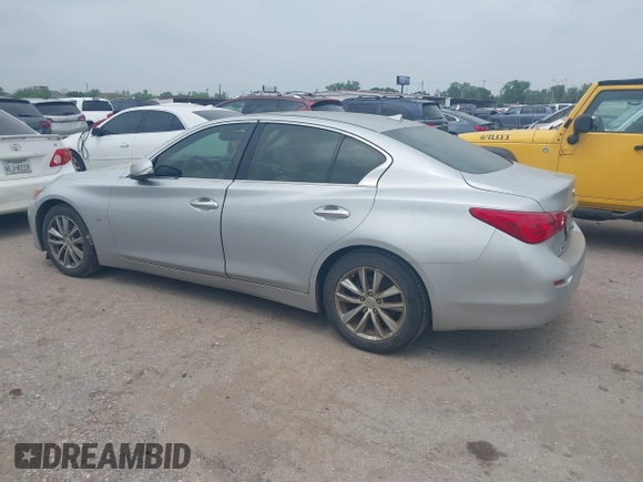 2014 Infiniti Q50 Sport with VIN JN1BV7AP5EM670953, listed as a IAAI auction lot 41913801 with 190,180 mi miles and . Bid and sale history available at DreamBid. Image 14.