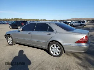 2006 Mercedes-Benz S 430 with VIN WDBNG83J96A468220, listed as a Copart auction lot 47259795 with 137,802 mi miles and Salvage Title. Bid and sale history available at carsss.com. Image 2.