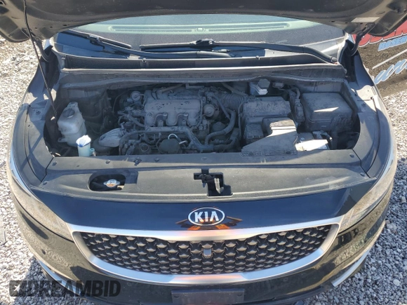 2017 Kia Sedona SX-L with VIN KNDME5C10H6278975, listed as a Copart auction lot 77006344 with 200,874 mi miles and Non Repairable. Bid and sale history available at carsss.com. Image 12.
