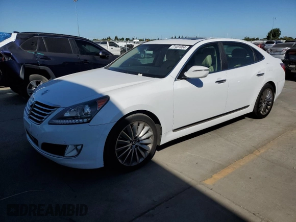 2015 Hyundai Equus Ultimate z VIN KMHGH4JH2FU095077, wystawiony jako Copart lot #71481054 z przebiegiem 111 373 mil mil oraz Szkody całkowita. Historia ofert i sprzedaży dostępna na DreamBid. Obrazek 1.