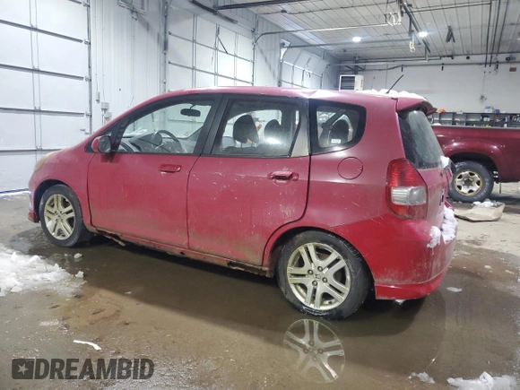 2007 Honda Fit Sport with VIN JHMGD37607S001354, listed as a Copart auction lot 45684445 with 203,204 mi miles and Clean Title. Bid and sale history available at carsss.com. Image 2.