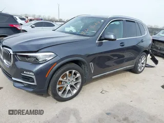 2019 BMW X5 xDrive40i with VIN 5UXCR6C59KLL08488, listed as a IAAI auction lot 41724824 with 57,334 mi miles. Bid and sale history available at carsss.com. Image 17.