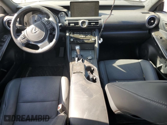 2022 Lexus IS 300 with VIN JTHDA1D28N5122114, listed as a Copart auction lot 59958455 with 32,236 mi miles and Salvage title. Bid and sale history available at DreamBid. Image 8.