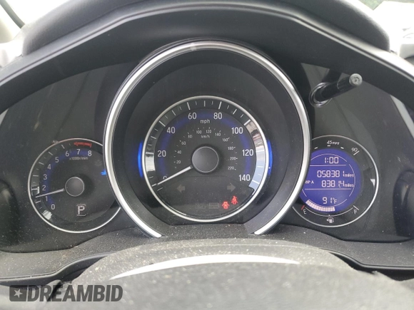 2017 Honda Fit LX with VIN JHMGK5H5XHS006599, listed as a Copart auction lot 62881415 with 58,381 mi miles and Clean title. Bid and sale history available at DreamBid. Image 9.