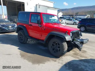 2018 Jeep Wrangler JK Sport with VIN 1C4AJWAG1JL891450, listed as a IAAI auction lot 40815412 with 8,403 mi miles. Bid and sale history available at carsss.com. Image 1.
