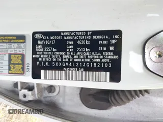 2018 Kia Optima SX z VIN 5XXGV4L21JG182103, wystawiony jako IAAI lot #40522762 z przebiegiem 60 542 mil mil oraz . Historia ofert i sprzedaży dostępna na DreamBid. Obrazek 9.