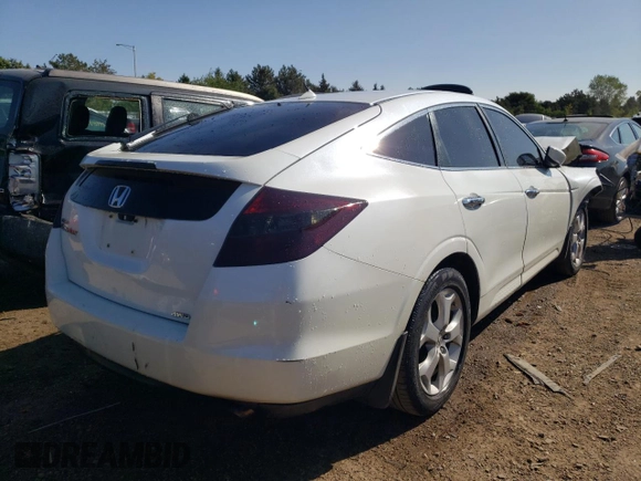 2010 Honda Accord Crosstour EX-L with VIN 5J6TF2H56AL801646, listed as a Copart auction lot 70625144 with 143,711 mi miles and Salvage Title. Bid and sale history available at carsss.com. Image 3.