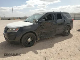 2017 Ford Police Interceptor Utility z VIN 1FM5K8AT7HGD60193, wystawiony jako Copart lot #46113325 z przebiegiem 135 014 mil mil oraz Szkoda całkowita • Salvage title. Historia ofert i sprzedaży dostępna na DreamBid. Obrazek 1.