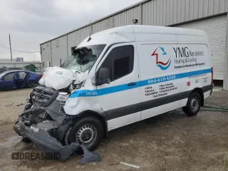 2021 Mercedes-Benz Sprinter Cargo with VIN W1Y4EBHY6MT061393, listed as a Copart auction lot 44793745 with 94,356 mi miles and Non Repairable. Bid and sale history available at carsss.com. Image 1.