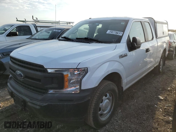 2018 Ford F-150 XL with VIN 1FTEX1CB4JKF05971, listed as a Copart auction lot 52360795 with 124,920 mi miles and Clean Title. Bid and sale history available at carsss.com. Image 1.