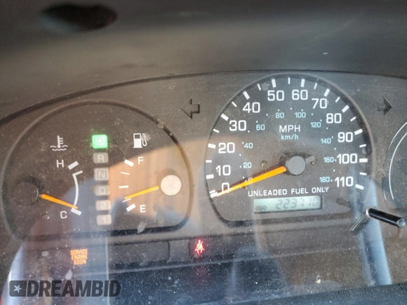 1998 Nissan Frontier XE z VIN 1N6DD26S9WC383015, wystawiony jako Copart lot #51453755 z przebiegiem 223 770 mil mil oraz Szkoda całkowita • Salvage title. Historia ofert i sprzedaży dostępna na DreamBid. Obrazek 9.