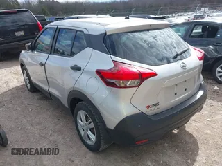 2020 Nissan Kicks S with VIN 3N1CP5BV0LL562392, listed as a IAAI auction lot 41808755 with 79,857 mi miles. Bid and sale history available at carsss.com. Image 3.