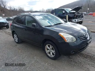 2009 Nissan Rogue SL with VIN JN8AS58V99W446819, listed as a IAAI auction lot 41508367 with 166,044 mi miles. Bid and sale history available at carsss.com. Image 1.
