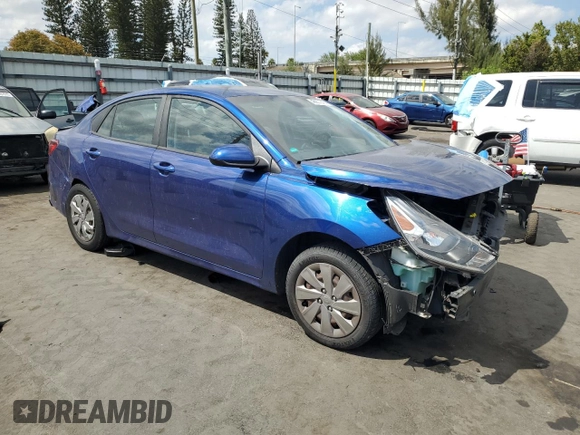 2020 Kia Rio S with VIN 3KPA24AD2LE260998, listed as a Copart auction lot 48857245 with 101,310 mi miles and Non Repairable. Bid and sale history available at DreamBid. Image 4.