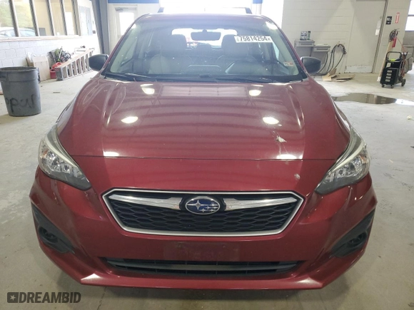 2017 Subaru Impreza with VIN 4S3GTAA68H1744854, listed as a Copart auction lot 75814254 with 120,758 mi miles and Clean Title. Bid and sale history available at carsss.com. Image 5.