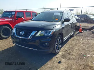 2019 Nissan Pathfinder SV with VIN 5N1DR2MM0KC650136, listed as a IAAI auction lot 42098348 with 98,861 mi miles. Bid and sale history available at carsss.com. Image 18.