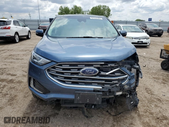 2019 Ford Edge Titanium with VIN 2FMPK4K99KBC01212, listed as a Copart auction lot 57450365 with 52,720 mi miles and Salvage title. Bid and sale history available at DreamBid. Image 5.