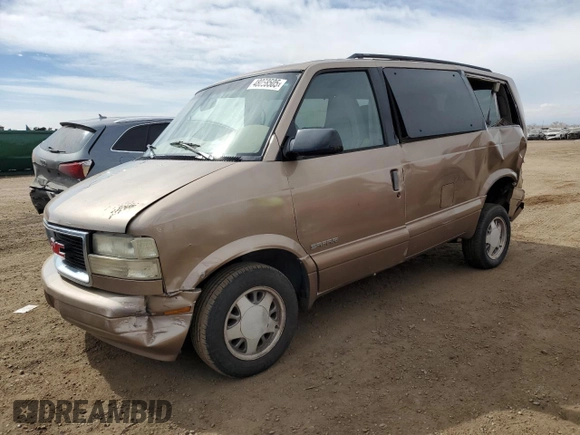 1999 GMC Safari z VIN 1GKDM19WXXB512466, wystawiony jako Copart lot #48068505 z przebiegiem 179 526 mil mil oraz Szkody całkowita. Historia ofert i sprzedaży dostępna na DreamBid. Obrazek 1.
