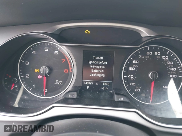 2015 Audi A4 Premium with VIN WAUBFAFL7FN042236, listed as a IAAI auction lot 41517526 with 146,325 mi miles. Bid and sale history available at carsss.com. Image 7.