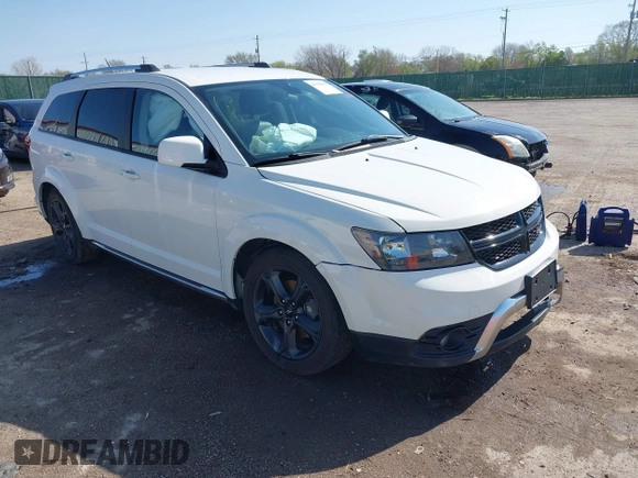 2018 Dodge Journey Crossroad z VIN 3C4PDDGG0JT386534, wystawiony jako IAAI lot #41958650 z przebiegiem 128 938 mil mil oraz . Historia ofert i sprzedaży dostępna na DreamBid. Obrazek 1.