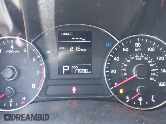 2015 Kia Forte LX with VIN KNAFK4A63F5419614, listed as a IAAI auction lot 42046799 with 117,596 mi miles. Bid and sale history available at carsss.com. Image 7.