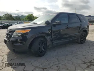 2015 Ford Police Interceptor Utility z VIN 1FM5K8AR6FGC41455, wystawiony jako Copart lot #55480585 z przebiegiem 197 558 mil mil oraz Szkoda całkowita • Salvage title. Historia ofert i sprzedaży dostępna na DreamBid. Obrazek 1.