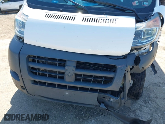 2018 Ram ProMaster Cargo with VIN 3C6URVJG1JE152160, listed as a IAAI auction lot 41758214 with 91,856 mi miles. Bid and sale history available at carsss.com. Image 10.