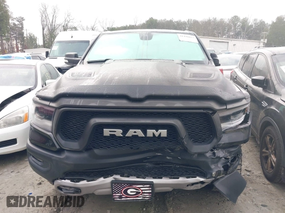 2019 Ram 1500 Rebel with VIN 1C6SRFLTXKN580782, listed as a IAAI auction lot 41498027 with 83,669 mi miles and . Bid and sale history available at DreamBid. Image 11.