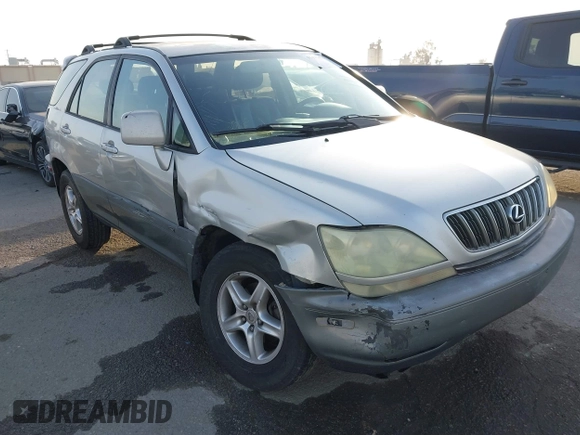 2003 Lexus RX 300 with VIN JTJGF10U030154568, listed as a IAAI auction lot 41473451 with 287,675 mi miles and . Bid and sale history available at DreamBid. Image 1.