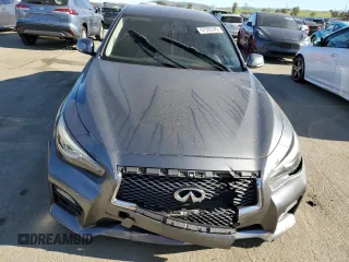 2020 Infiniti Q50 Luxe with VIN JN1EV7AP0LM202428, listed as a Copart auction lot 56969825 with 63,070 mi miles and Salvage title. Bid and sale history available at DreamBid. Image 10.