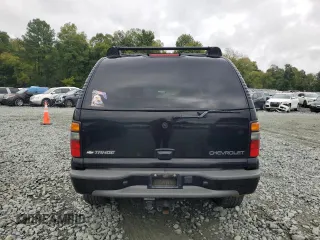 2005 Chevrolet Tahoe Z71 with VIN 1GNEK13T25R166929, listed as a Copart auction lot 71658224 with 0 mi miles and Salvage Title. Bid and sale history available at carsss.com. Image 6.