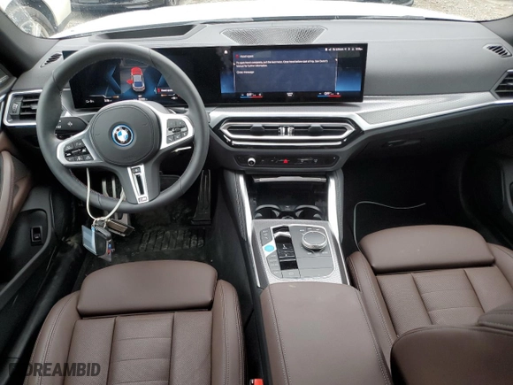 2023 BMW i4 M50 with VIN WBY33AW02PFP88948, listed as a Copart auction lot 67563423 with 2,090 mi miles. Bid and sale history available at carsss.com. Image 8.