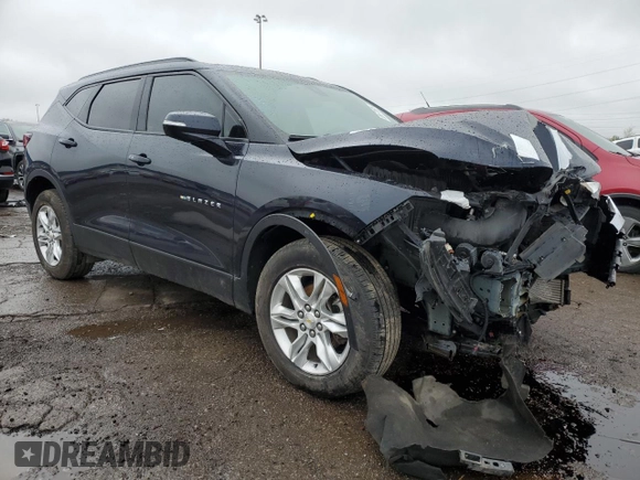 2021 Chevrolet Blazer LT with VIN 3GNKBHR4XMS522793, listed as a Copart auction lot 55671095 with 98,574 mi miles and Non repairable. Bid and sale history available at DreamBid. Image 4.