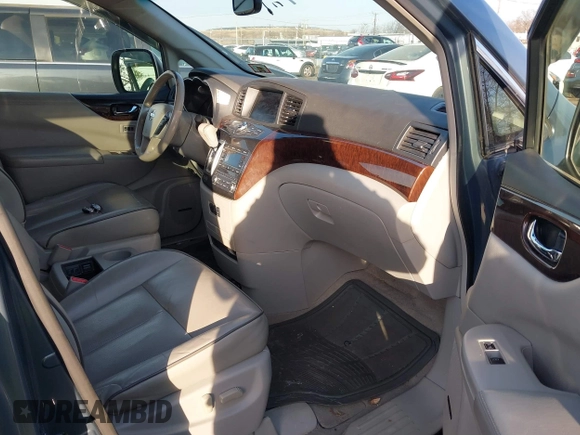2012 Nissan Quest SL with VIN JN8AE2KP9C9047446, listed as a IAAI auction lot 41666410 with 153,719 mi miles and . Bid and sale history available at carsss.com. Image 5.